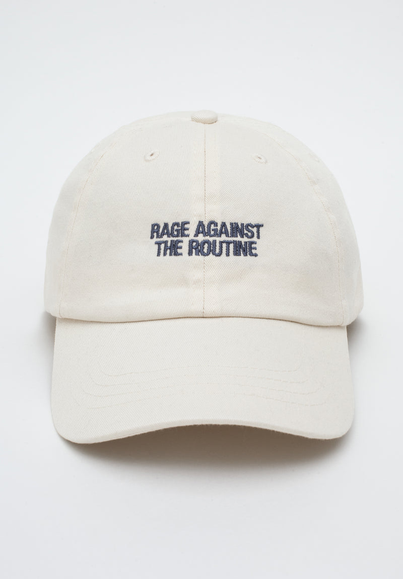 Rage Against The Routine Cap - White - Grey