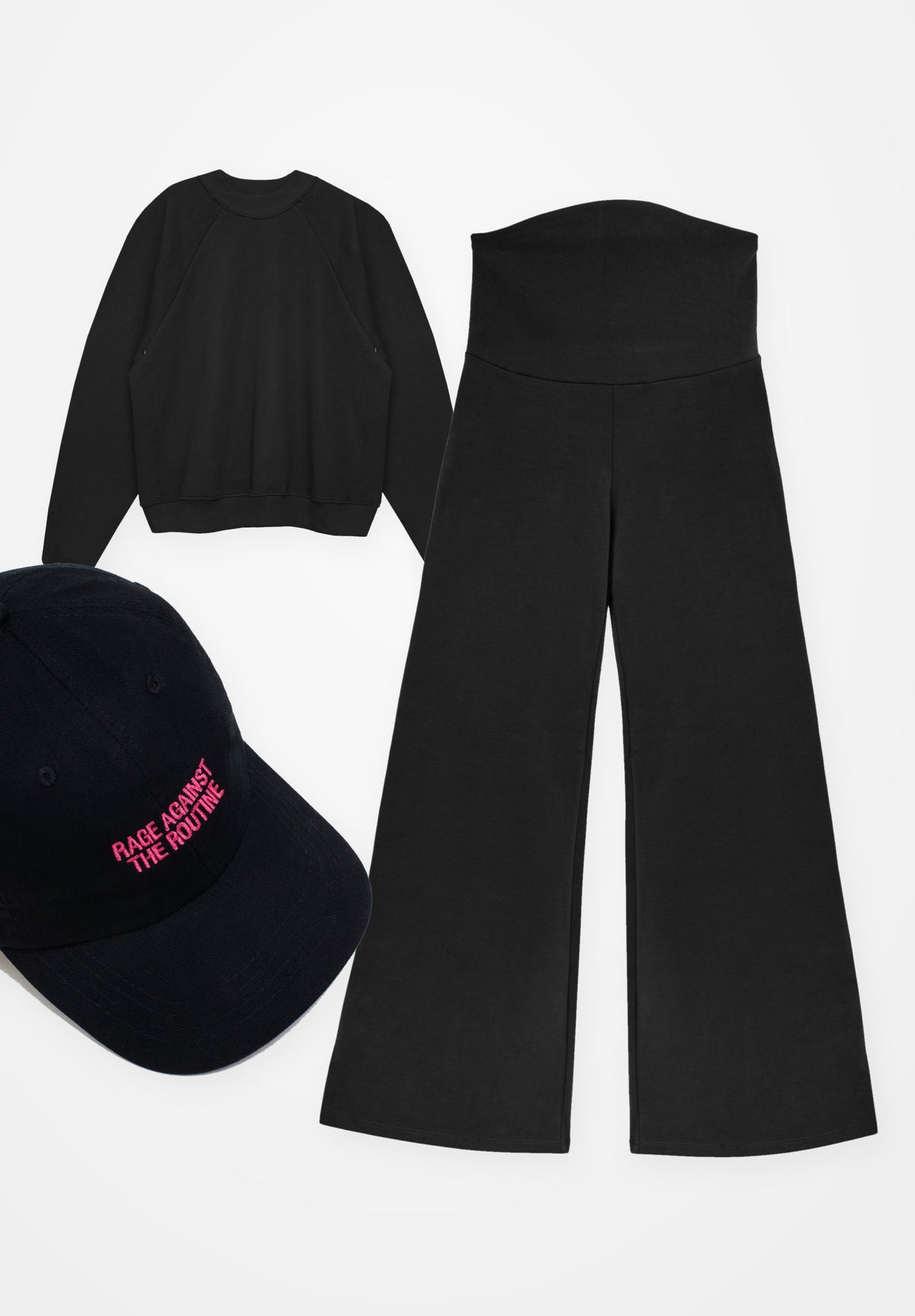 Black Beauty Bundle: Posh Pants, Ease Sweater & Cap