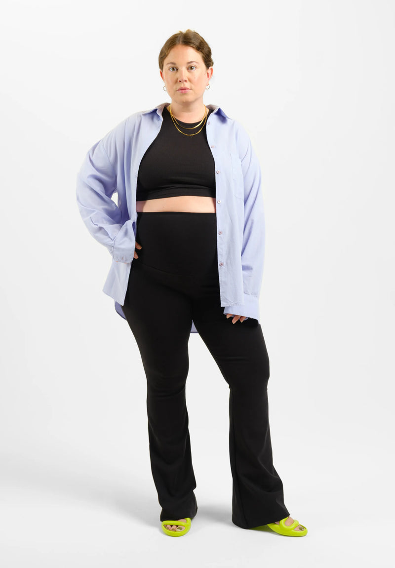 Rave Flared Pants - Black Beauty
